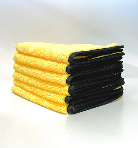 16" X 16" Microfiber Towels 6-Pack 380 GSM